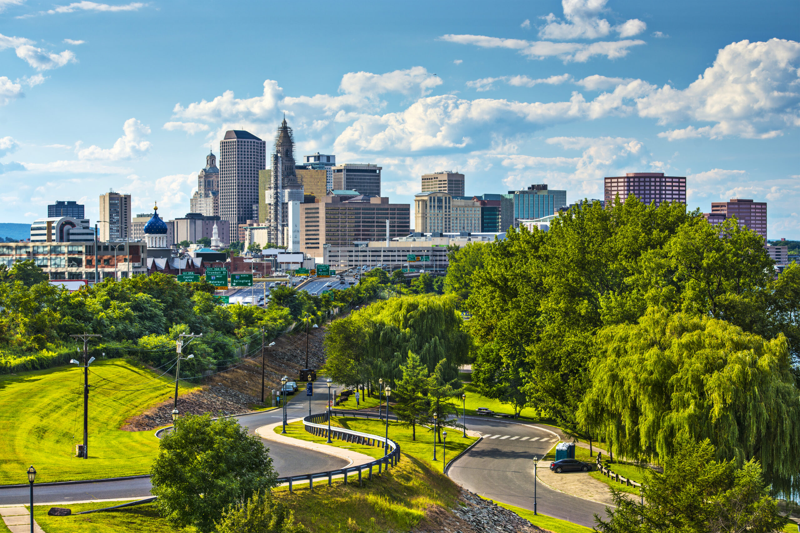 Skyline of Hartford Connecticut