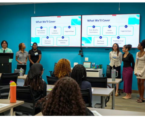 High school students present their projects at CHC/ACT